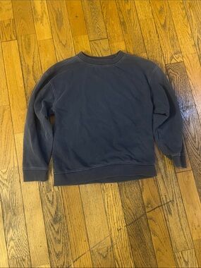Cat & Jack Kids Crewneck Sweatshirt - faded blue color